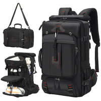 Sac à dos de voyage extérieur en nylon 80L pour hommes Compartiment à chaussures design pliable et étanche à la mode Port USB Caractéristiques de randonnée durables