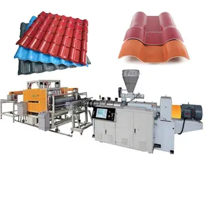 ASA PVC roof sheet tile making machine production line