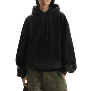 Felpa con cappuccio pesante in tessuto di alta qualità con motivo solido <span class=keywords><strong>Spider</strong></span> per Streetwear invernale - Product Image 4