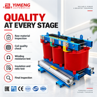 Transformateur sec sur mesure YIMENG, triphasé, enroulement cuivre-aluminium, avec boîtier en option