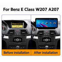 Autoradio Android 13 10,25 pouces pour Mercedes Classe E NTG4.0/4.5/5.0, CarPlay sans fil, Android Auto, GPS, 8 cœurs, 8+128 Go