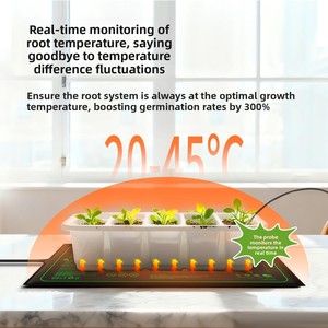 X163 Factory Direct CE FCC Certified <strong>Propagation</strong> <strong>Heat</strong> Mat Non-Slip Flexible Pad for Seedling <strong>Propagation</strong> - Product Image 2