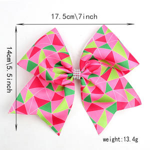 Croix Frontière Méchant Rose Vert Arc Magique Méchante Sorcière Flamme <span class=keywords><strong>Cheveux</strong></span> Ornement Chapeaux Enfant Fille Cheerleading Épingle À <span class=keywords><strong>Cheveux</strong></span> Ruban <span class=keywords><strong>Clip</strong></span> - Product Image 4