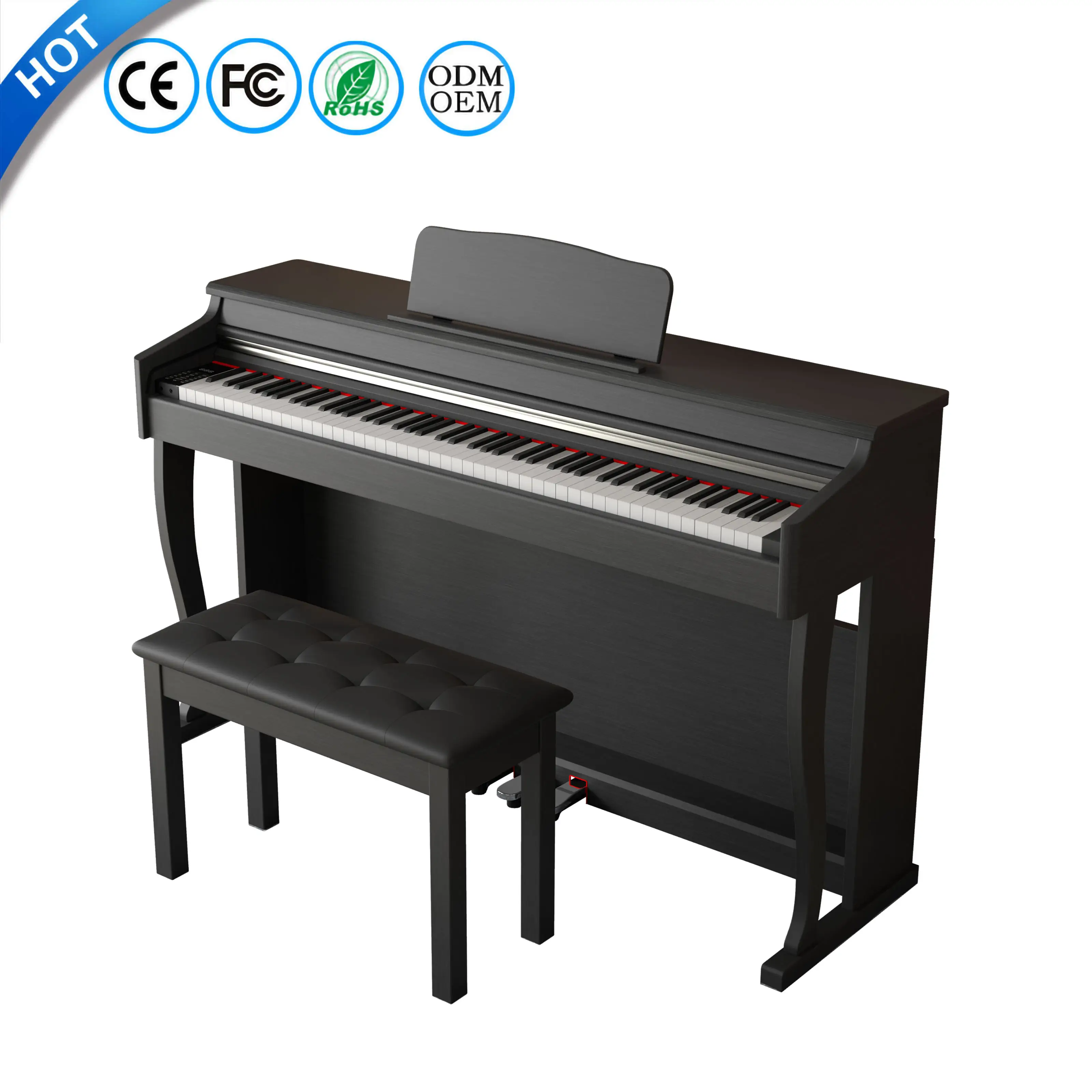 Electric Piano Grand Electronique 88 Touches Keyboard Digital Piano Digital 88 Keys Piano Keyboard Instrument