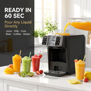 Máquina para Hacer Hielo y Granizados Automática 2 en 1 HONEYICE para Uso Doméstico, Capacidad <span class=keywords><strong>de</strong></span> 25 kg, 110V/220V, Certificación CE/ETL/<span class=keywords><strong>GS</strong></span>, para Cócteles - Product Image 2