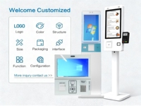 Terminal de paiement Vision POS/OEM blanc, Win/Android/Linux, libre-service, écran tactile capacitif LCD 21,5 pouces, 10 points, Intel Core I5, kiosque