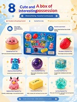 Jouet anti-stress en PU TPR souple à récupération lente en forme de cube de glace, boîte cadeau Hachimi Blind Box