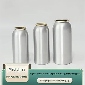 Cấp thực phẩm 50ml/100ml Matte nhôm chai tùy chỉnh vít nắp cho chất lỏng xà phòng chăm sóc cá nhân ISO9001 chứng nhận Đen/Bạc - Product Image 2