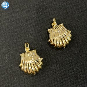 Dijes de Bikini con Forma de Concha de Vieira 3D de Doble Cara, en Tono Dorado, con Estrella de Mar y Cupido, para Trajes de Baño, para Chicas Playeras - Product Image 4