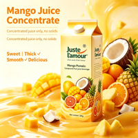 Commerciële drankbasis zoetzuur mango pomelo sago geconcentreerd fruitsap siroop voor dessert dranken