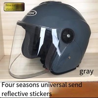 Casque de moto bleu clair personnalisé en usine Peut également être 3/4 Casque de vélo et casques de moto Sécurité