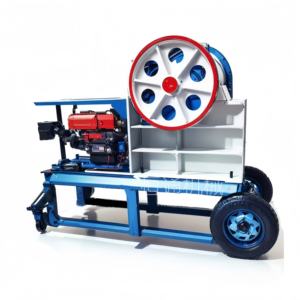 Concasseur à mâchoires Hengtong PE 250X400 hautement efficace, capacité max. 20 t/h pour le concassage de pierres et de béton, composants de moteur et roulements. - Product Image 6