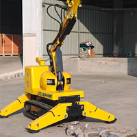 Robot de démolition hydraulique compact télécommandé électrique ANTS MR110 pour la construction intérieure, les mines et les tunnels