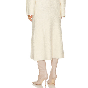 Đầm liền thân dáng ôm body cổ lọ mùa đông dệt kim nữ Úc, đầm dệt kim nữ, quần áo nữ, đầm dài tay trơn - Product Image 5