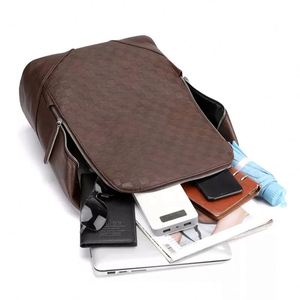 Sacs à dos d'affaires de luxe personnalisés, antivol, en cuir PU, grande capacité, imperméables, pour ordinateur portable - Product Image 5
