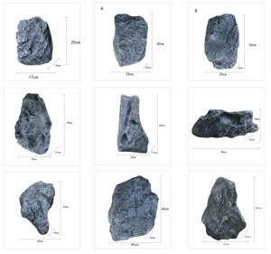 Finta pietra di roccia per giardino nuova pietra artificiale paesaggistica moderna decorativa - Product Image 3