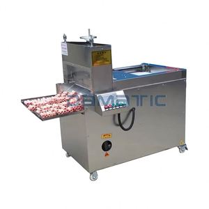 Máquina Cortadora de Carne Automática CNC de Acero Inoxidable en Perfecto Estado con Sistema de Cinta Transportadora para Cortar Carne de Cordero y Tocino Congelados - Product Image 4