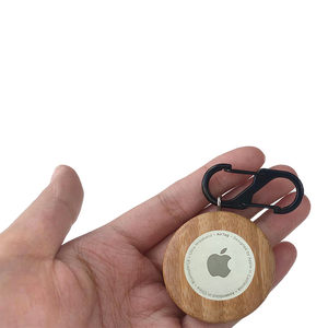 Funda <span class=keywords><strong>Airtag</strong></span> de madera para Collar de Mascota, Soporte de etiquetas de aire antipérdida para Collar de perro, gato y otras mascotas - Product Image 5