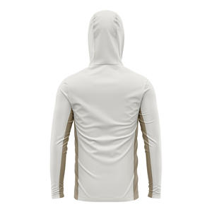 Camisa de pesca de secado rápido transpirable ligera personalizada con gráfico de hueso de pescado UPF 50 para pesca en clima cálido tela antiolor - Product Image 3