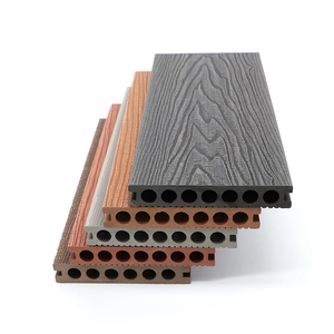 Suelo WPC para exteriores resistente al fuego, tablero de madera, cubierta compuesta de plástico y madera - Product Image 1