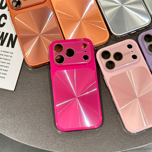 เคสโทรศัพท์รุ่น Glitter Glossy Aurora Glossy สำหรับ iPhone 18 17 15 16 PRO MAX 14 12 11 13 Pro กระจกเต็มเลนส์ป้องกัน - Product Image 2