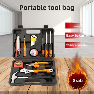 Ensemble d'outils à main multi-scénarios pour la maison, 11 pièces, outils de quincaillerie durables avec boîte de rangement légère pour un usage quotidien familial - Product Image 5
