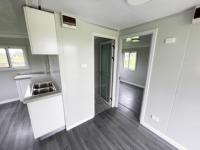 Maison conteneur extensible Sunrise de 40 pieds, maisons modulaires de luxe portables, conteneur en acier extensible de 20 pieds, logement compact de 1 à 4 chambres