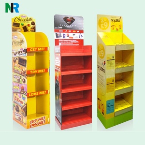 Support d'affichage au sol en carton personnalisé avec logo POP pour étagère en carton ondulé PP, présentoir de sol pour supermarché, rayonnage en carton pour magasin - Product Image 3
