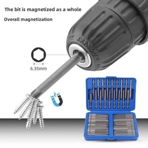 50PCS <b>Screwdriver</b> <b>Bit</b> <b>Set</b> Long Magnetic <b>Bits</b> Slot Hex U Type Security for Power Drill 50-piece <b>Set</b> Extended <b>Bit</b> Screwdr - Product Image 5