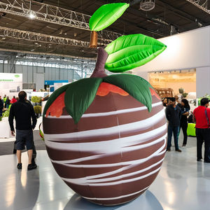 Modelos de chocolate y caramelo de fresa inflables personalizados con mini ventilador en la azotea para la promoción del stand - Product Image 2
