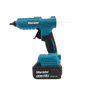<span class=keywords><strong>Pistolet</strong></span> <span class=keywords><strong>à</strong></span> <span class=keywords><strong>colle</strong></span> électrique sans fil, avec 20 bâtons de <span class=keywords><strong>colle</strong></span>, outil de réparation DIY, buse anti-brûlure, soudage <span class=keywords><strong>à</strong></span> chaud pour <span class=keywords><strong>batterie</strong></span> 18V - Product Image 1