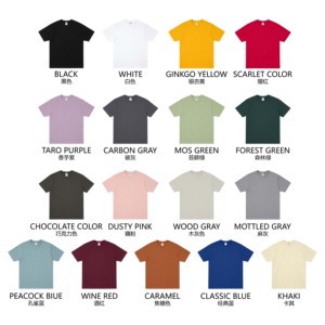 OEM <strong>Clothing</strong> Manufacturers 100% Cotton 280GSM Heavyweight Printed Brand logo Oversized Casual Tshirts Custom t Shirt Mens Tshirt - Product Image 2