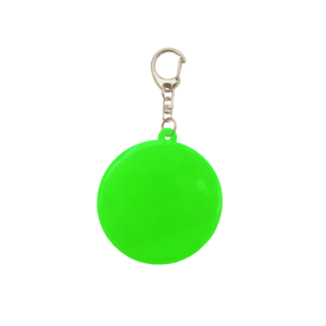 Biểu tượng tùy chỉnh UV hoặc lụa Màn hình in ấn đa dạng PVC màu sắc vòng tròn phản xạ với Keychain - Product Image 3