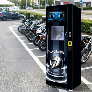 Nouvelle machine de nettoyage de casques à double compartiment, paiement intelligent, électrique 220V, stérilisation et désinfection du plastique - Product Image 1