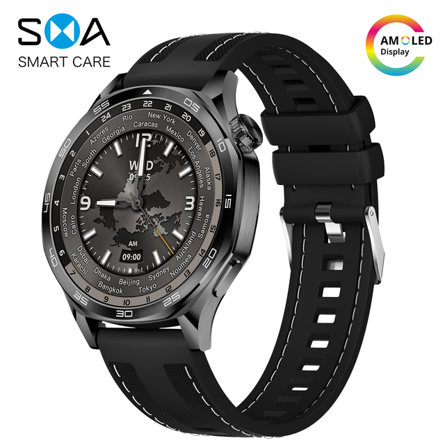 Fashion Smart Watch for Women Fashion Round Dial Health Tracker Menstrual Care iOS Android Compatible
