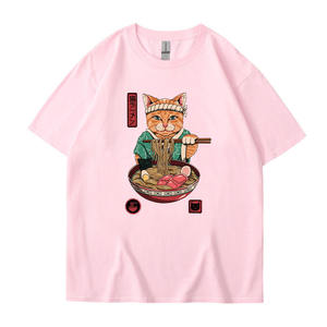 Nuovo stile di moda Street Hip Hop t-shirt a maniche corte con stile giapponese Design stampa giapponese per il tempo libero giapponese - Product Image 6