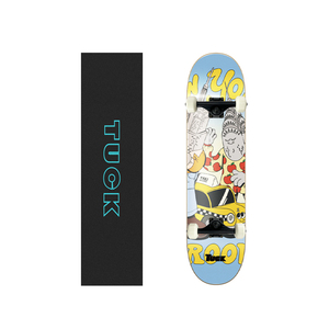 Set de Skateboard de Madera de Arce Duro, Set Completo de Skateboard con Ruedas y Trucks para Niñas - Product Image 1