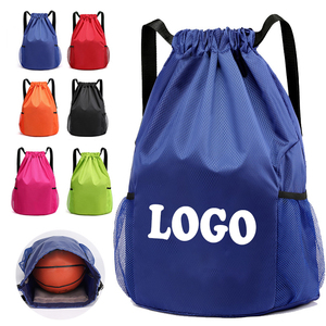 Custom Unisex Oversize Waterproof Sports Drawstring Backpack Bag Reusable Durable Basketball Soccer Oxford Drawstring Bag