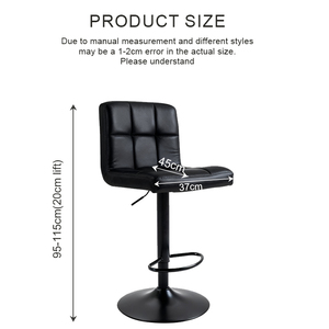 Chaise de <span class=keywords><strong>bar</strong></span> au style contemporain et à la construction durable pour <span class=keywords><strong>bar</strong></span> à domicile, îlot de cuisine, hôtel, salon, espaces de loisirs et de divertissement - Product Image 6