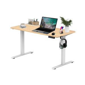 All'ingrosso tavolo elettrico da ufficio elevante di larghezza regolabile in altezza per stare in piedi alzando il telaio di Base della scrivania bianca - Product Image 1