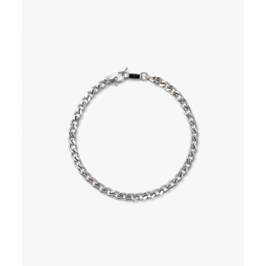 Pulsera de Cadena de Caja Redonda de 4 mm, Elegante Colección de Pulseras y Cadenas de Eslabones Finos - Product Image 1