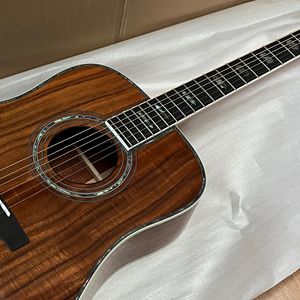 Guitarra Acústica de Alta Calidad de 41 Pulgadas, Madera de Koa Sólida, Guitarra Hecha a Mano, Réplica de Martine D45, Adecuada para Presentaciones - Product Image 6