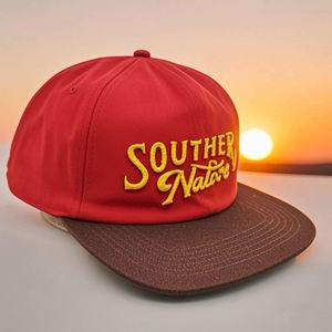 Custom a <b>Frame</b> Unstructured Sports Outdoor Golf Rope Hat Vintage Caps Flat Brim 5 Panel Baseball Hat - Product Image 1