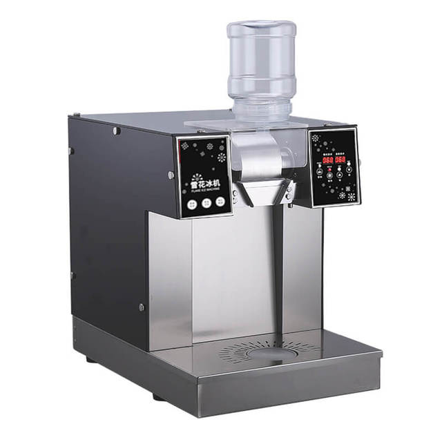 HENGZHI Low MOQ Electric Ice Shaver Snowflake Maker 110-240V 60kg/day CE Certified Automatic Commercial Use Snow Cone Machine