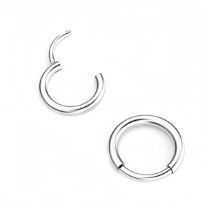Stainless Steel Hoop <b>Earrings</b> 1.6x6mm 1.6x8mm 1.6x10mm 1.6x12mm Everyday Wear Fine Jewelry <b>Pierced</b> <b>Earrings</b> - Product Image 4