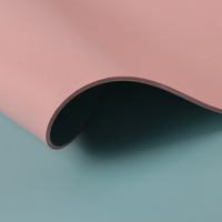 Tapis de souris Napa double face PVC 1.8mm Faux cuir synthétique pour produits en cuir Tapis de souris en cuir