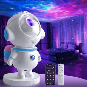 Astronaut Galaxy <b>Star</b> Projector <b>LED</b> Night <b>Light</b> Remote Control USB Powered Multicolored Aurora Lamp for Bedroom Kids Adults - Product Image 1