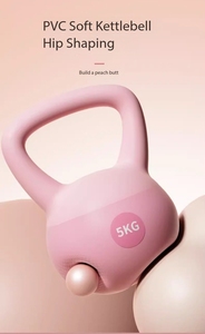 Gym Fitness Equipment PVC & Iron Sand-Filled Kettlebells for Hip and Arm <b>Training</b> Soft Anti-Drop Kettlebells Free <b>Weights</b> - Product Image 6