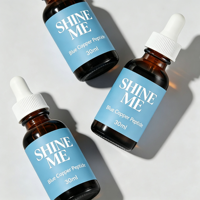 Serum Rambut Peptida Tembaga Ghk-Cu Label Pribadi untuk Pertumbuhan Rambut Serum Peptida Tembaga Biru untuk Pertumbuhan Rambut