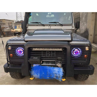 Couvercle de panneau de protection de capot pour Land Rover Defender 90 110 plaque de garniture en alliage d'aluminium autocollants de plaque de Protection contre les rayures